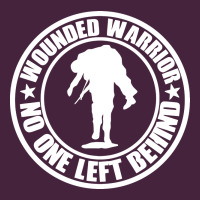 Wounded Warrior No One Left Behind War Veteran Long Sleeve Tee | Teevron