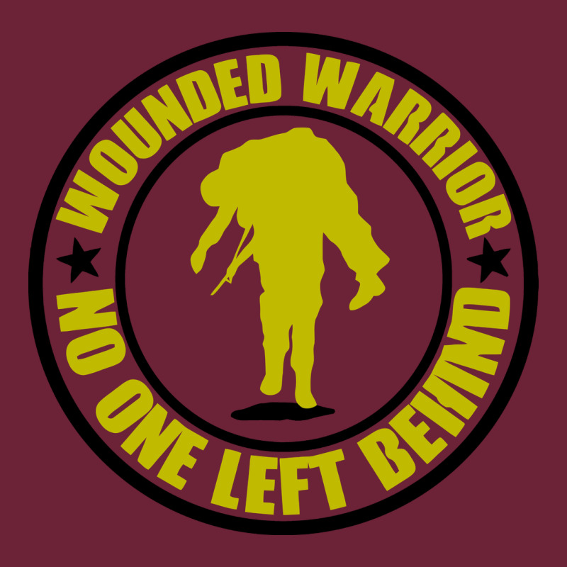 Wounded Warrior No One Left Behind War Veteran Long Sleeve Tee by linhVisuals | Teevron