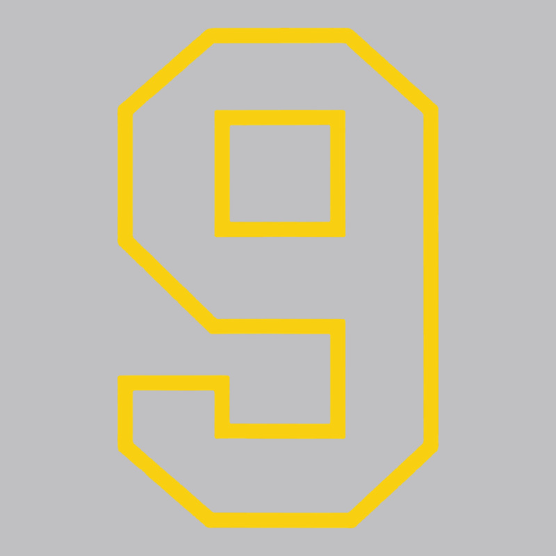 Number #9 Sports Jersey Uniform Long Sleeve Tee by linhVisuals | Teevron