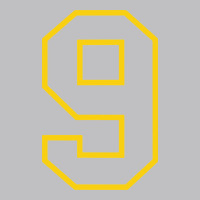 Number #9 Sports Jersey Uniform Long Sleeve Tee | Teevron