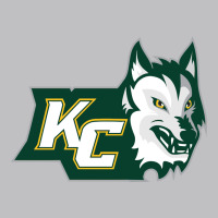Keuka College Wolf Vectorized Long Sleeve Tee | Teevron