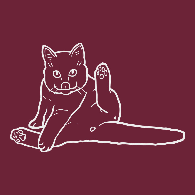 Cat Butt White Long Sleeve Tee by linhVisuals | Teevron
