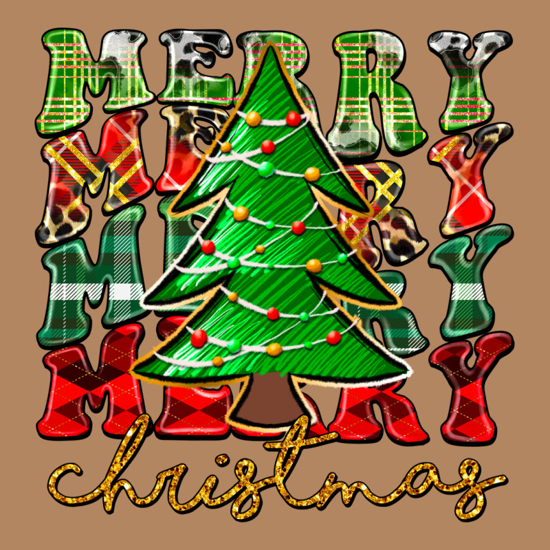 Merry Christmas Tree Long Sleeve Tee by CowhideDigitalArt | Teevron