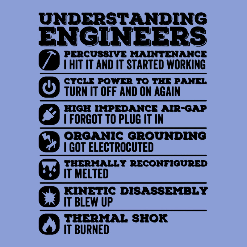 Understanding Engineers Funny Long Sleeve Tee by linhVisuals | Teevron