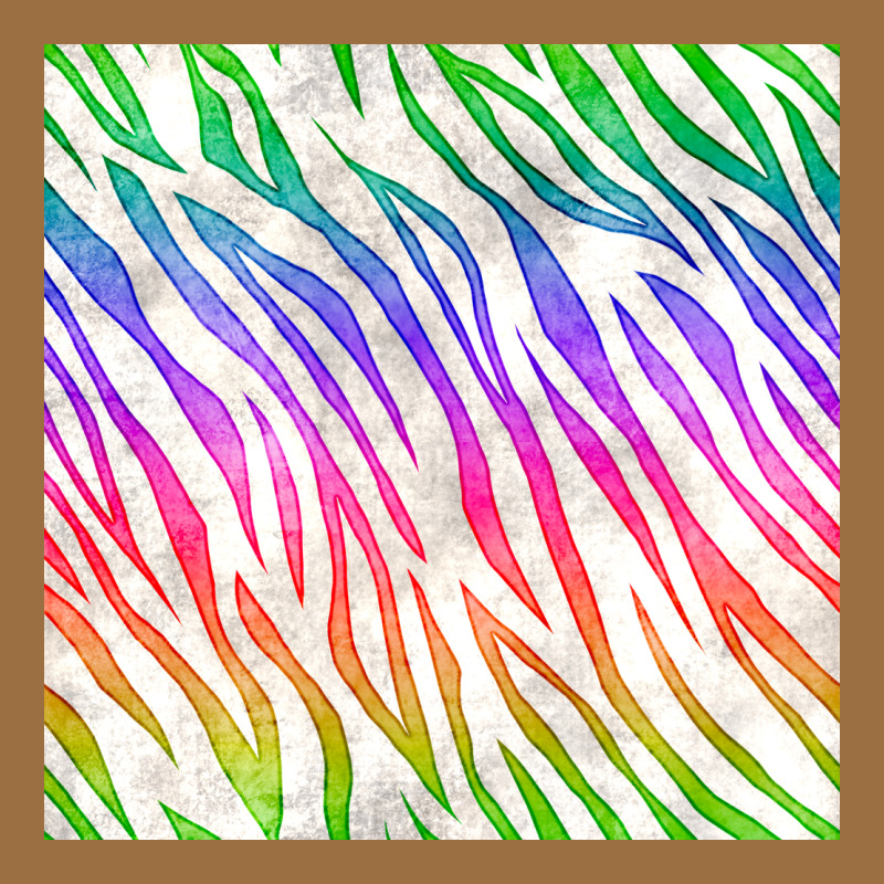 Watercolor Rainbow Zebra Seamless Pattern Vintage Tee by BundleAndBundleShop | Teevron