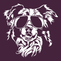 Border Collie Dog T  Shirt Border Collie With Sunglasses Cool Dog T  S Long Sleeve Tee | Teevron