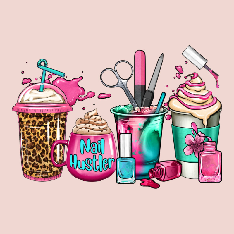 Nail Hustler Coffee Cups Premium Sweatshirt by Jasminsmagicworld | Teevron