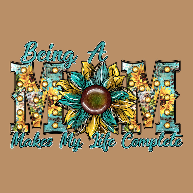 Being A Mom Makes My Life Complete Vintage Hoodie by SublimationCraftShop | Teevron