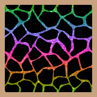 Giraffe Glitter Seamless Pattern Vintage Tee | Teevron