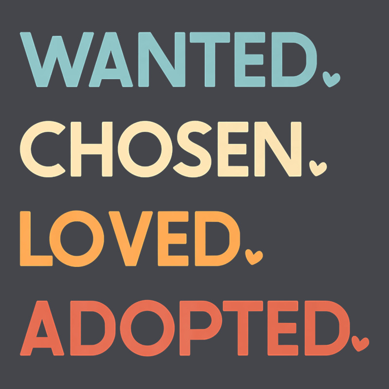 Adoption Day Announcement   Wanted Chosen Loved Adopted Premium T Shir Long Sleeve Tee by linhVisuals | Teevron