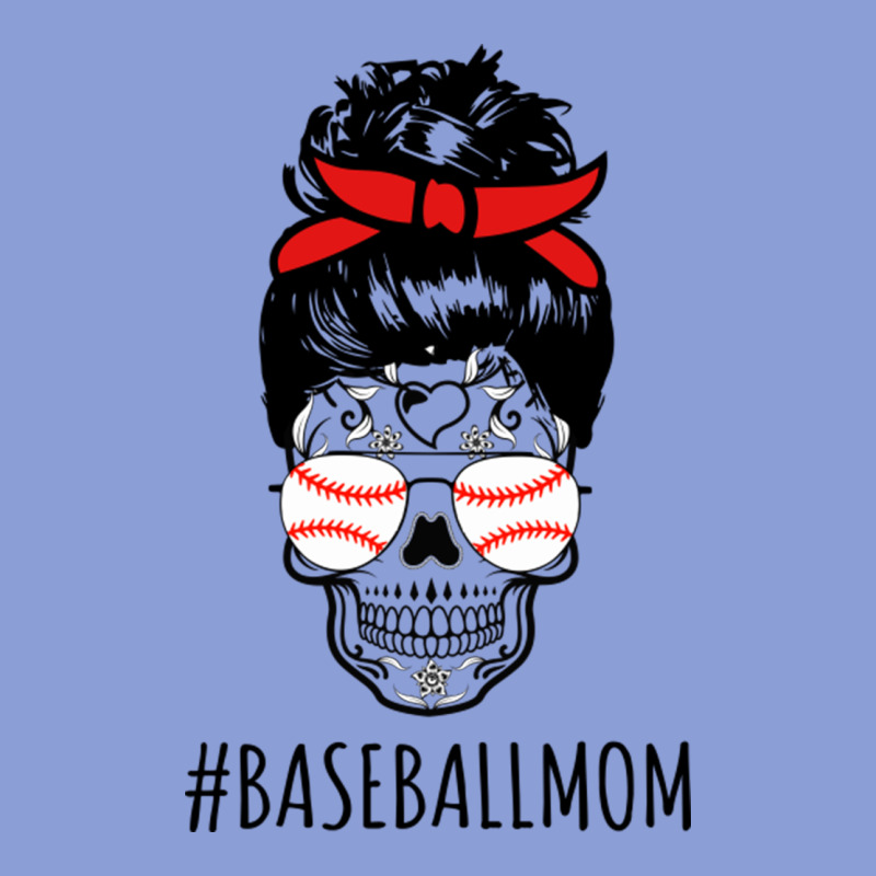Baseball Mom Skull Long Sleeve Tee by linhVisuals | Teevron