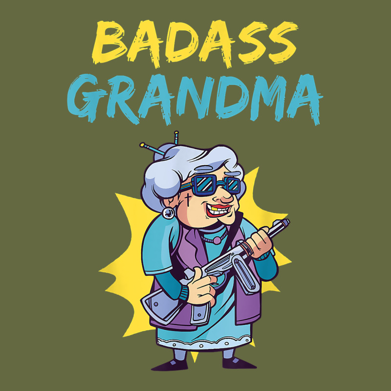 Badass Grandma Family Mother Grandma T Shirt Long Sleeve Tee by linhVisuals | Teevron