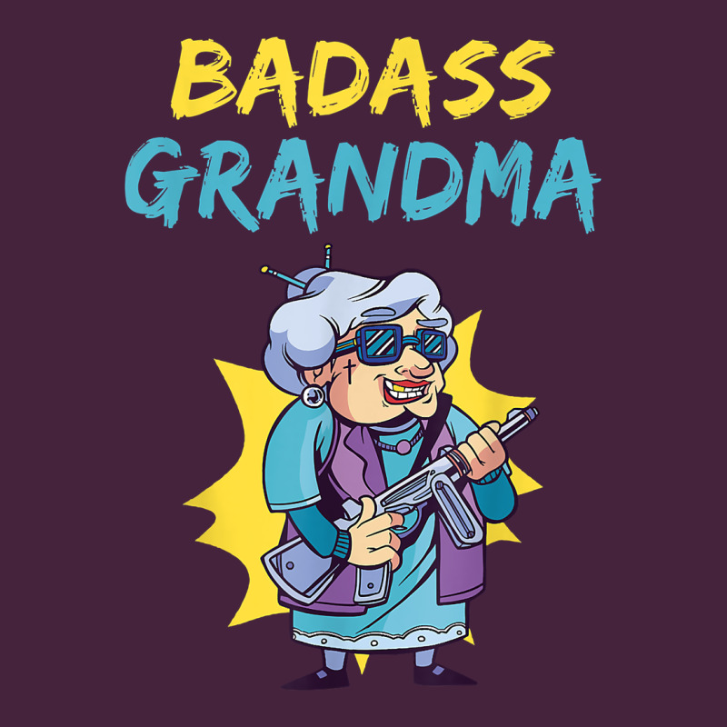 Badass Grandma Family Mother Grandma T Shirt Long Sleeve Tee by linhVisuals | Teevron