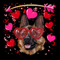 Valentine's German Shepherd Heavy Core Tee | Teevron