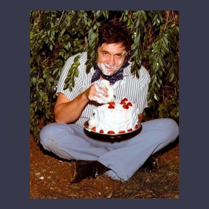 Johnny Cash Eating Cake In A Bush Long Sleeve Tee by linhVisuals | Teevron