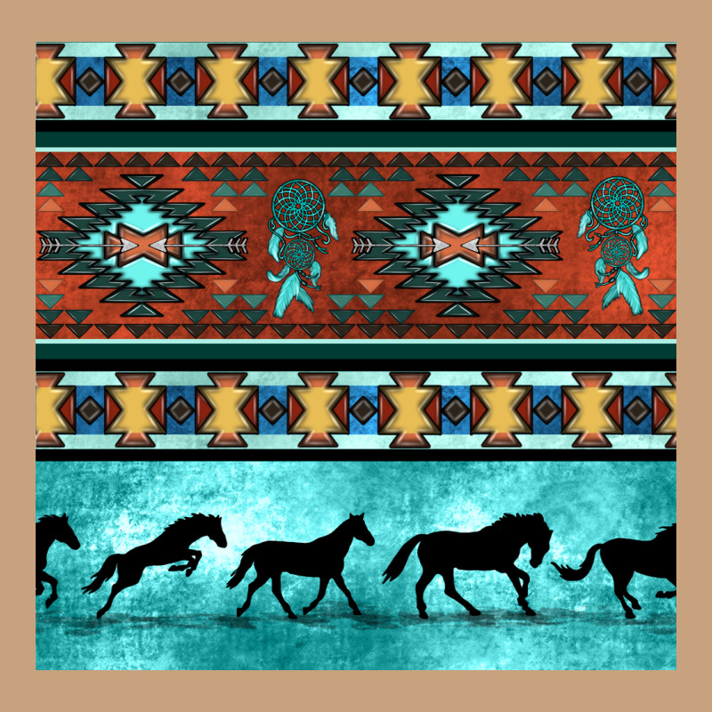 Native American Aztec Seamless Pattern Vintage Tee by BundleAndBundleShop | Teevron