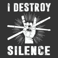 i destroy silence drum set drummer gift | Teevron