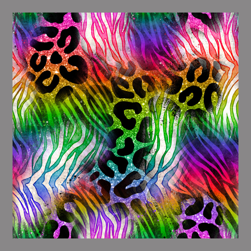 Neon Safari Seamless Pattern 2 Vintage Tee by BundleAndBundleShop | Teevron