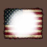 American Flag Bleach Effect Classic Tee | Teevron