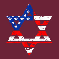 Hanukah American Flag Star Of David   Jewish Chanukah T Shirt Long Sleeve Tee | Teevron