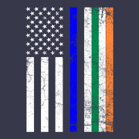 Irish American Flag Thin Blue Line Police St. Patrick's Day Long Sleev Long Sleeve Tee | Teevron
