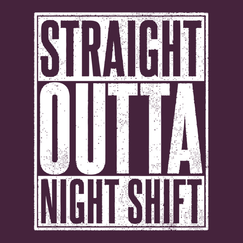 Straight Outta Night Shift Long Sleeve Tee by linhVisuals | Teevron