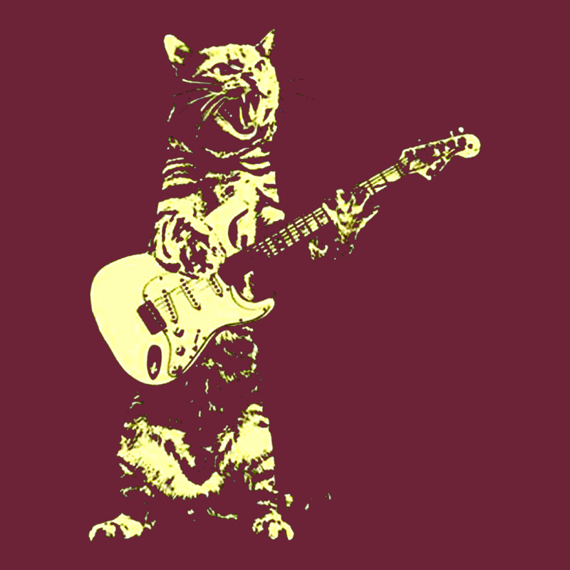 Cat Playing Guitar Long Sleeve Tee by linhVisuals | Teevron
