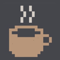 Pixel Coffee Long Sleeve Tee | Teevron