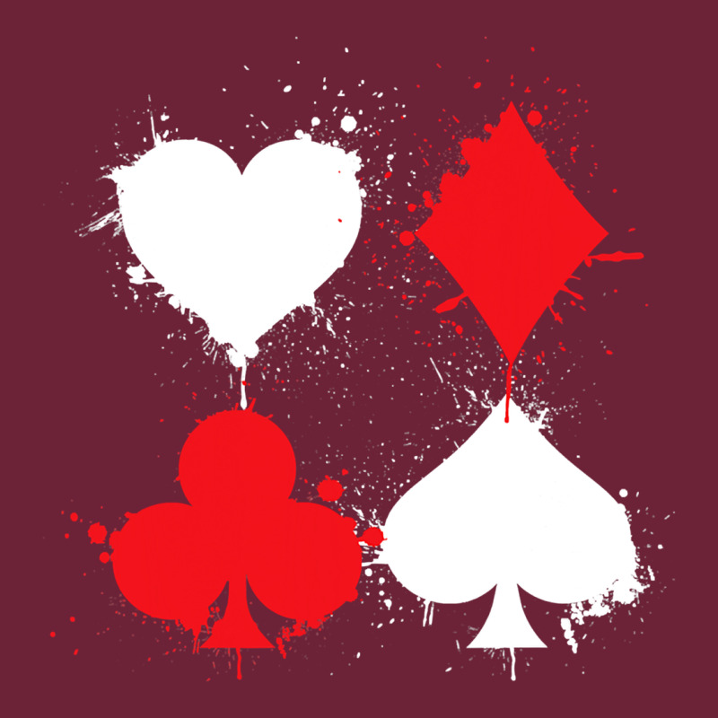 Playing Cards Poker Heart Spade Club Long Sleeve Tee by linhVisuals | Teevron