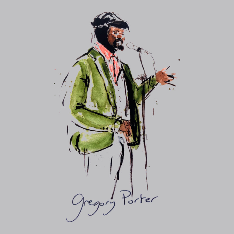 Gregory Porter Jazz Music Long Sleeve Tee by linhVisuals | Teevron