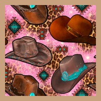Western Cowboy Hat Seamless Pattern Vintage Tee | Teevron