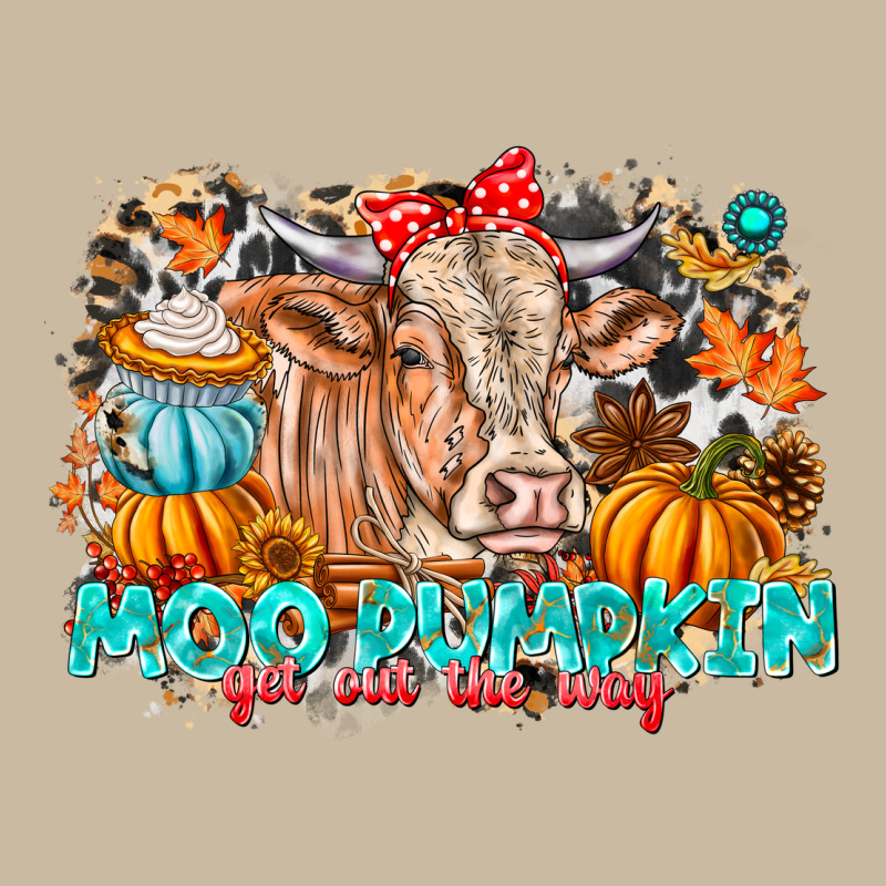 Moo Pumpkin Get Out The Way Long Sleeve Tee by CowhideDigitalArt | Teevron