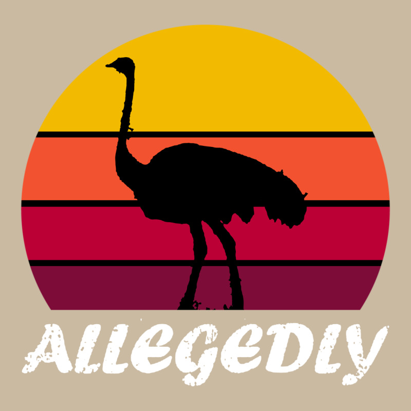 Retro Vintage Allegedly Ostrich Long Sleeve Tee by linhVisuals | Teevron