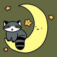 Crescent Moon Raccoon Long Sleeve Tee | Teevron