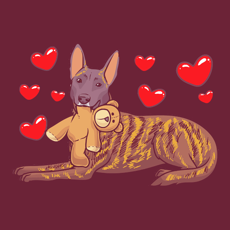 Dutch Shepherd Dog T  Shirt Dutch Shepherd Dog With Stuffed Animal And Long Sleeve Tee by linhVisuals | Teevron