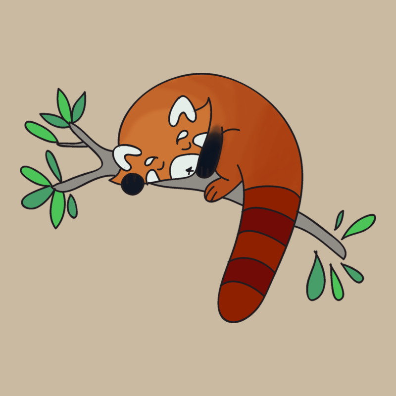 Red Panda Sleeping Long Sleeve Tee by linhVisuals | Teevron