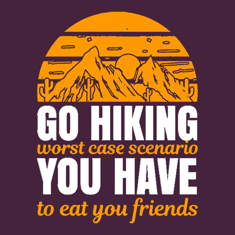 Hiking T  Shirt Go Hiking Long Sleeve Tee by linhVisuals | Teevron