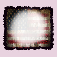 America Wood Flag With Bbeach Effect Classic Tee | Teevron
