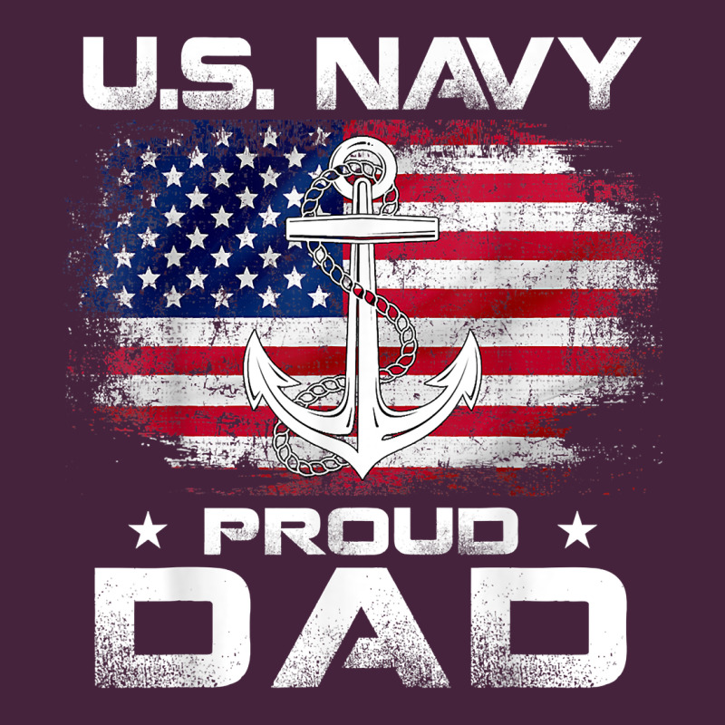 U.s Navy Proud Dad With American Flag Gift Veteran Day T Shirt Long Sleeve Tee by linhVisuals | Teevron