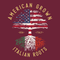 American Grown Italian Roots Italy Flag Vintage Tree Long Sleeve Tee | Teevron