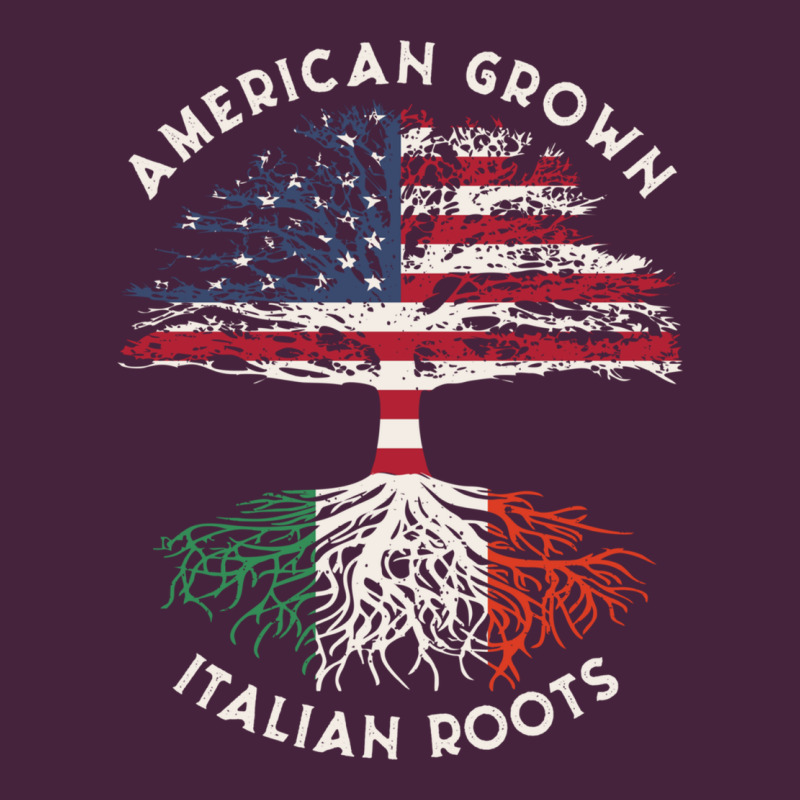 American Grown Italian Roots Usa Italy Flag Tree Long Sleeve Tee by linhVisuals | Teevron