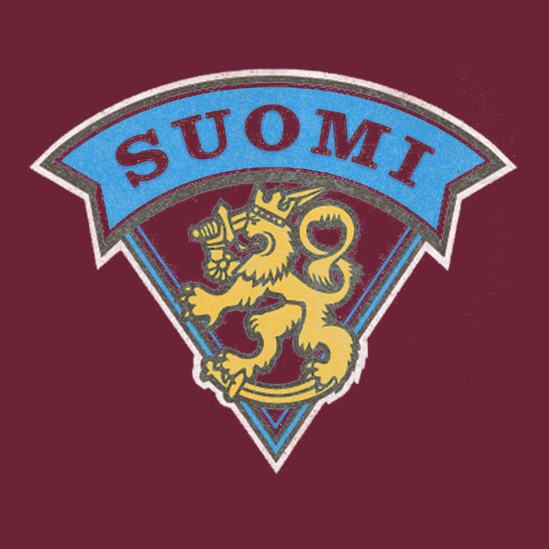 Faded Style Suomi Finland Lion Design Long Sleeve Tee by linhVisuals | Teevron