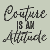Couture Is An Attitude Inspirational Fashion Quote Cute Lettering Text Long Sleeve Tee | Teevron