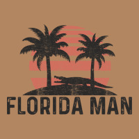 Florida Man State Funny Meme Vintage Palm Trees And Sunset Retro Sun Long Sleeve Tee | Teevron