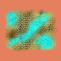 Turquoise Leopard Background Classic Tee | Teevron