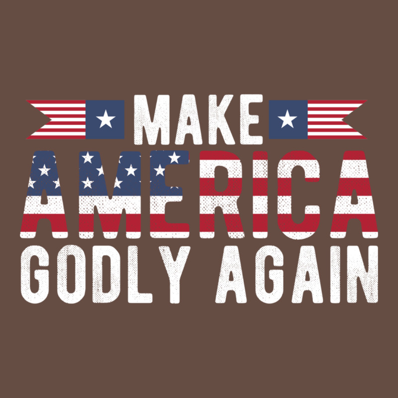 Make America Godly Again American Flag Letters Christian Quote Long Sleeve Tee by linhVisuals | Teevron