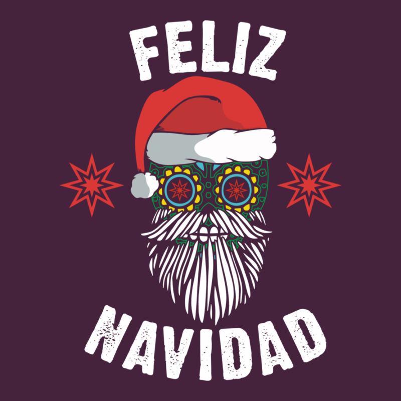 Mexican Christmas Sugar Skull Feliz Navidad Spanish Speaking Xmas Gift Long Sleeve Tee by linhVisuals | Teevron
