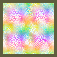Neon Safari Seamless Pattern Vintage Tee | Teevron