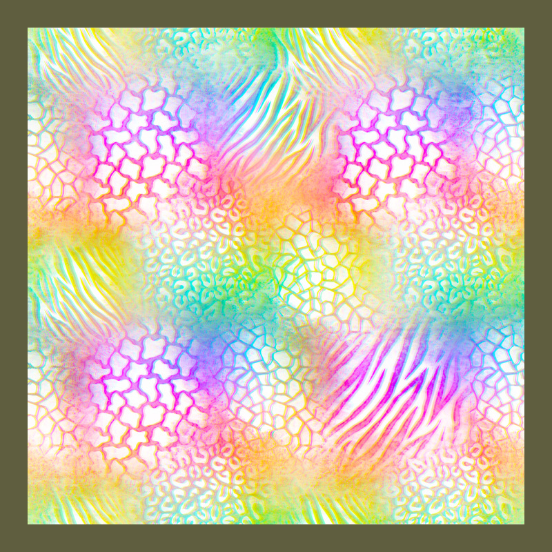 Neon Safari Seamless Pattern Vintage Tee by BundleAndBundleShop | Teevron