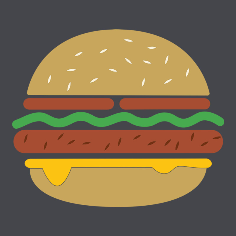 Vintage Burger Print Long Sleeve Tee by linhVisuals | Teevron
